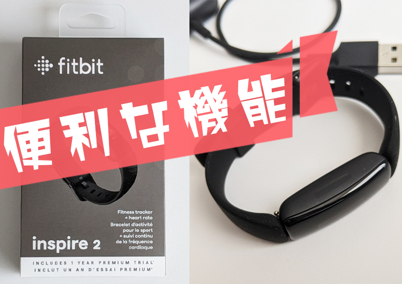 【Fitbit】Inspire2を15日使ってわかった便利な機能ベスト5と不要な機能 | ろぐきた